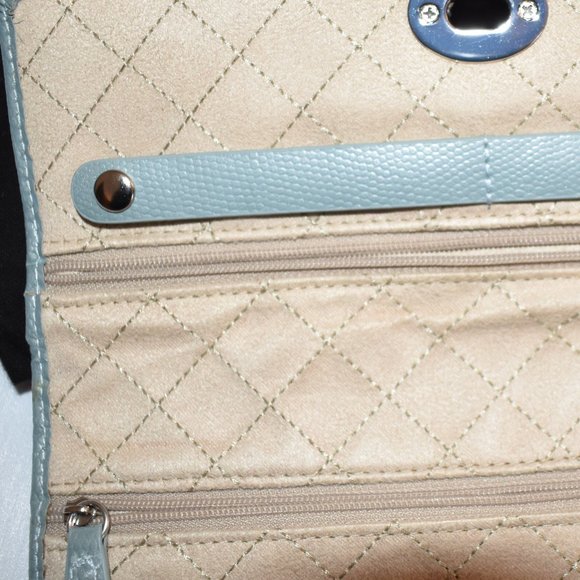 Leather Jewelry Roll Travel/ Storage Case - Picture 4 of 8